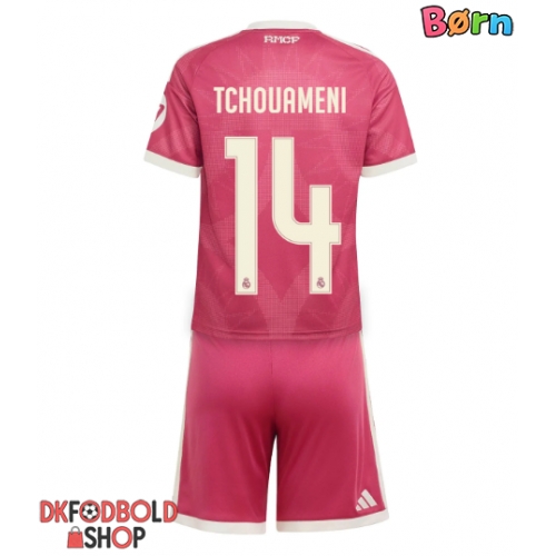 Real Madrid Aurelien Tchouameni #14 Tredje trøje Børn 2026-27 Kort ærmer (+ korte bukser)